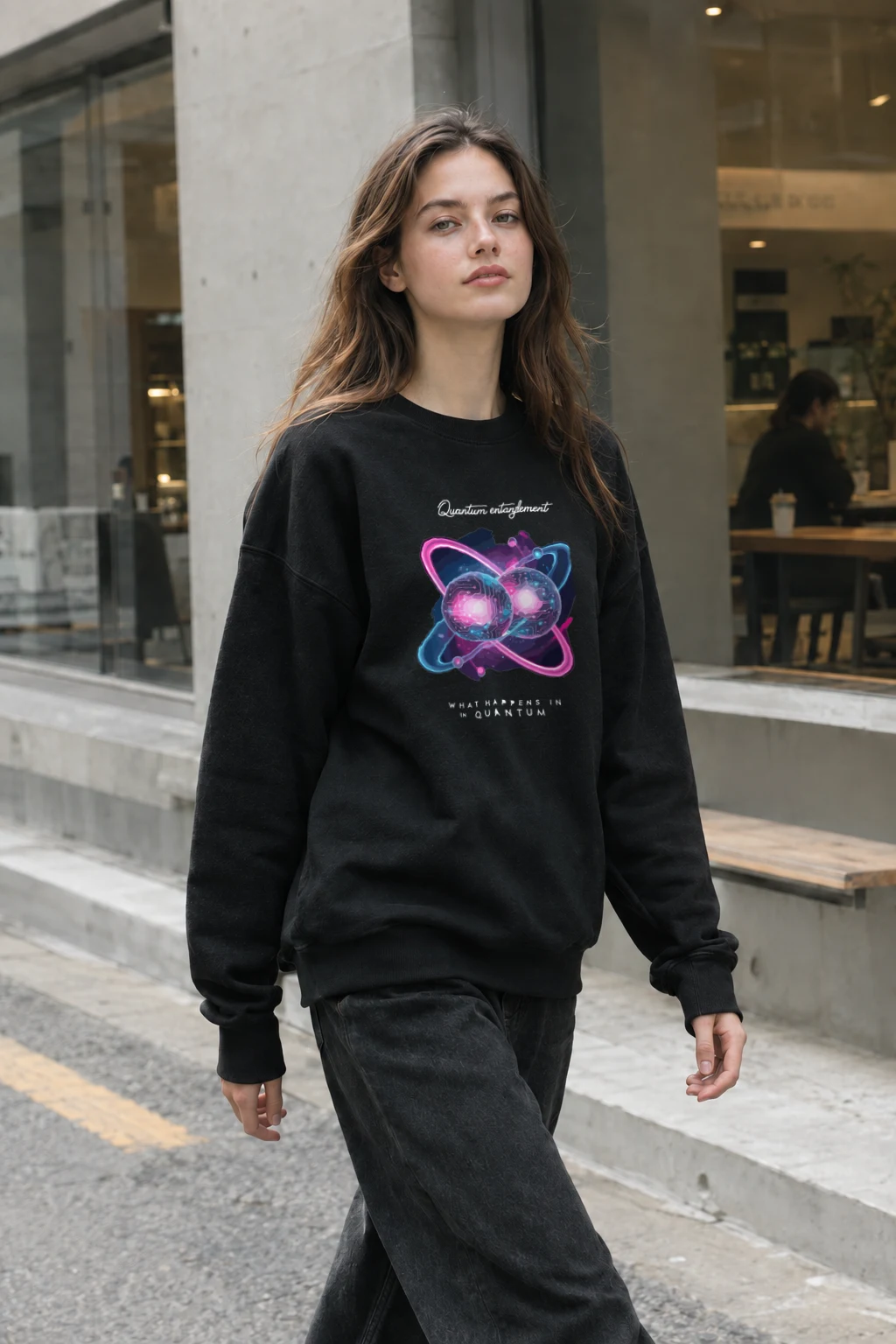 "Quantum Entanglement" Heavy Blend Unisex Crewneck Sweatshirt | Gildan 18000