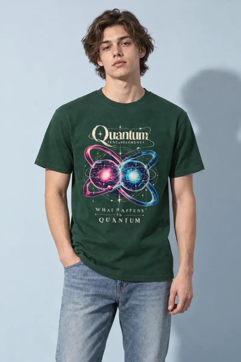 "Quantum Entanglement" Heavyweight Unisex Crewneck T-shirt | Gildan 5000