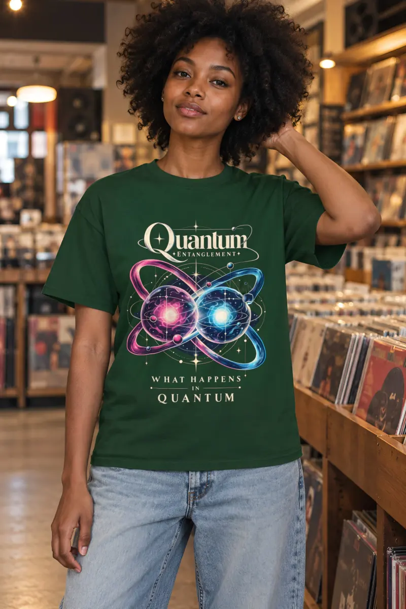 "Quantum Entanglement" Heavyweight Unisex Crewneck T-shirt
