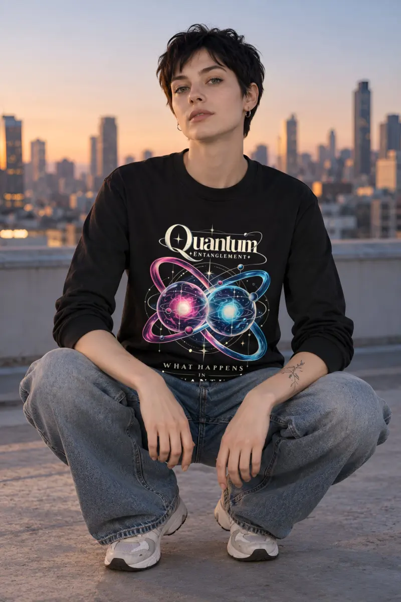 "Quantum Entanglement" Unisex Longsleeve T-shirt