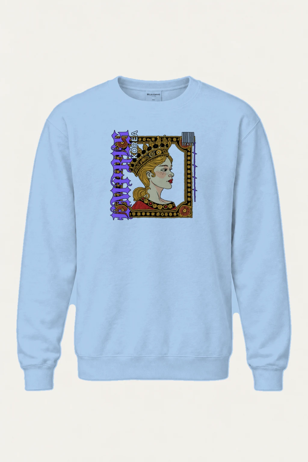 "Queen Korea" Heavy Blend Unisex Crewneck Sweatshirt | Gildan 18000