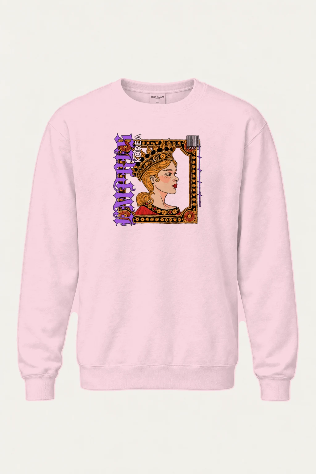 "Queen Korea" Heavy Blend Unisex Crewneck Sweatshirt | Gildan 18000