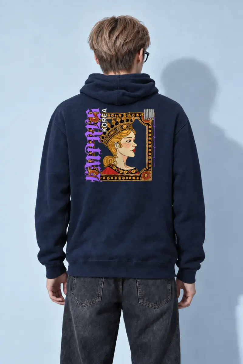 "Queen Korea" Heavy Blend Unisex Pullover Hoodie
