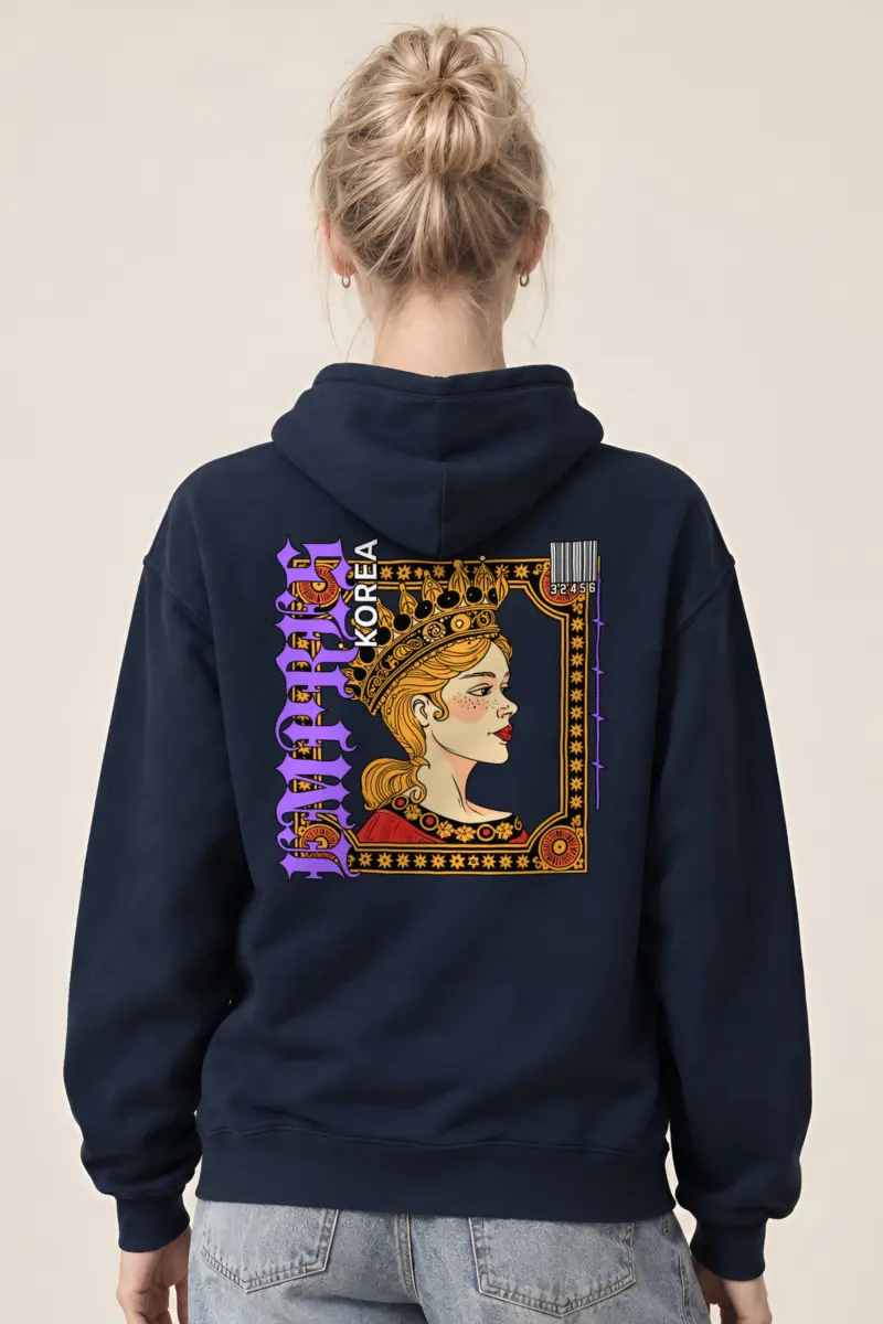 "Queen Korea" Heavy Blend Unisex Pullover Hoodie
