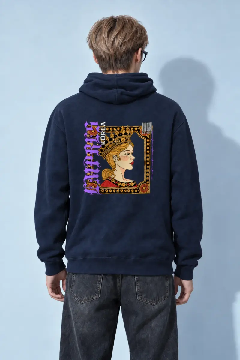 "Queen Korea" Heavy Blend Unisex Pullover Hoodie