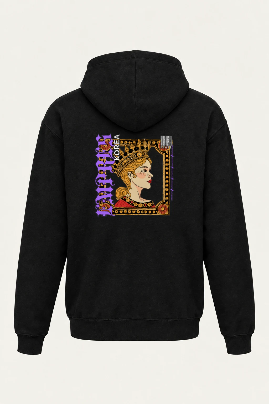 "Queen Korea" Heavy Blend Unisex Pullover Hoodie | Gildan 18500
