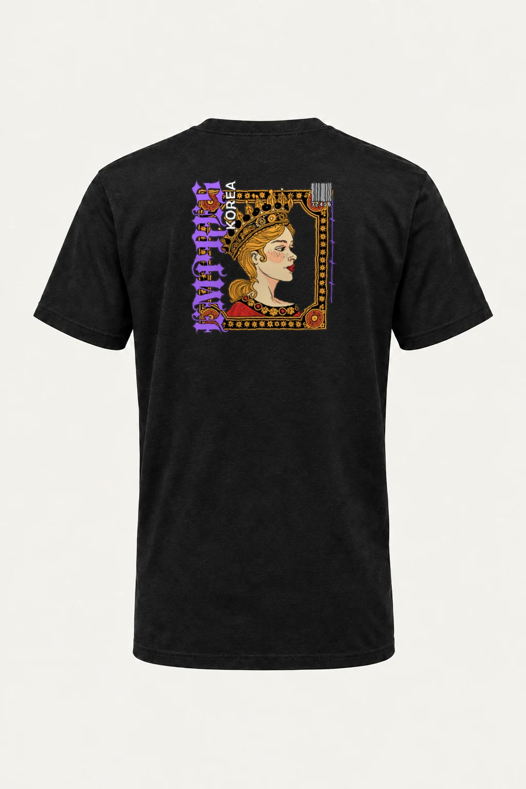 "Queen Korea" Heavyweight Unisex Crewneck T-shirt | Gildan 5000