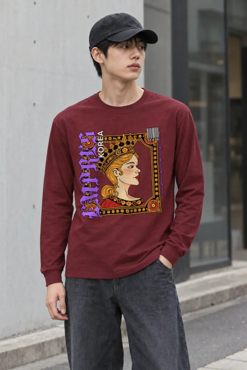 "Queen Korea" Unisex Longsleeve T-shirt