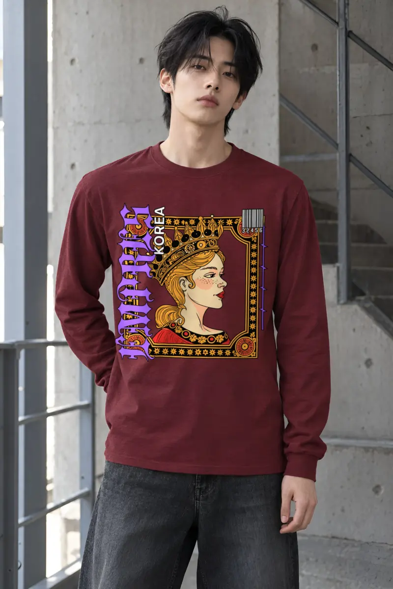 "Queen Korea" Unisex Longsleeve T-shirt