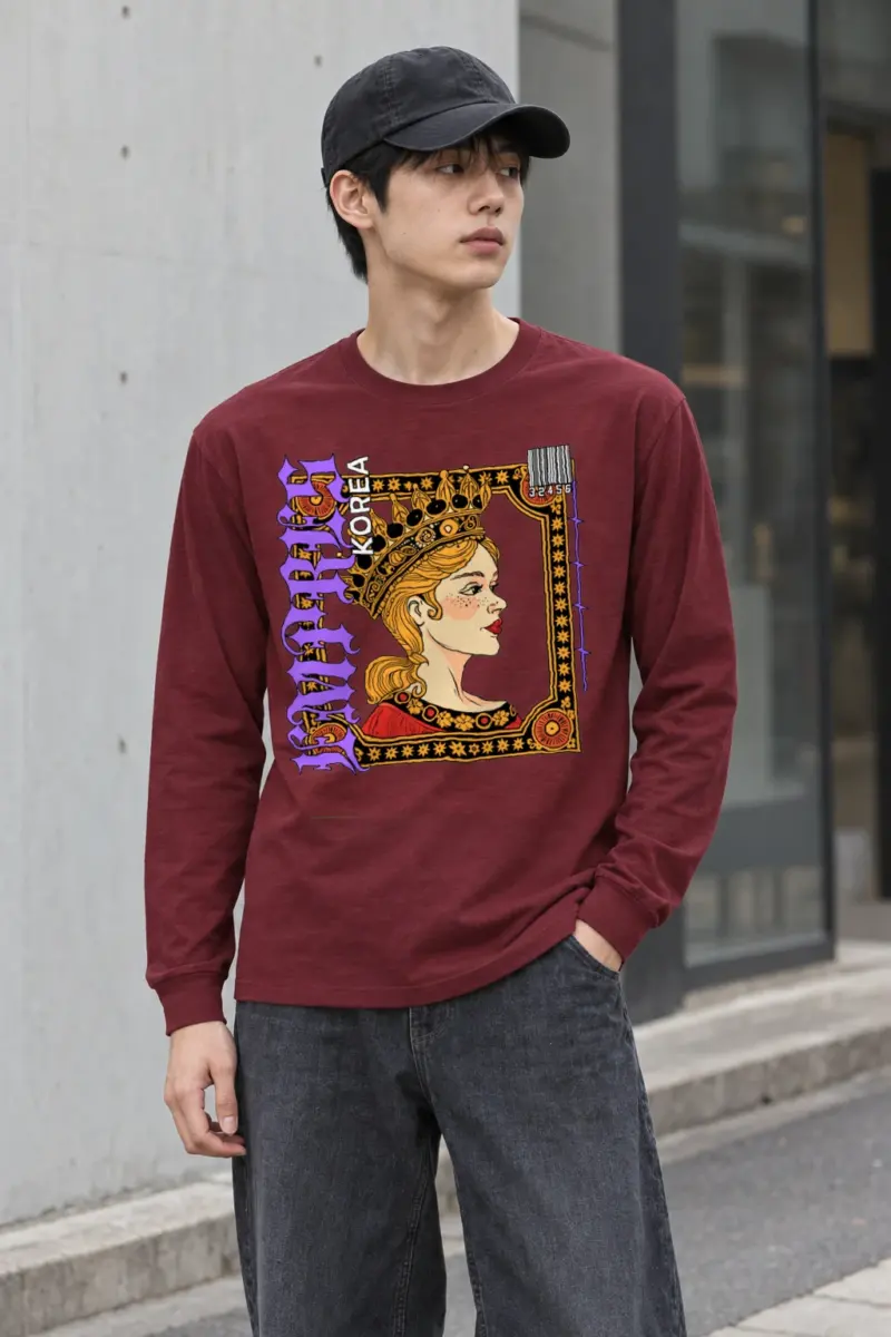 "Queen Korea" Unisex Longsleeve T-shirt