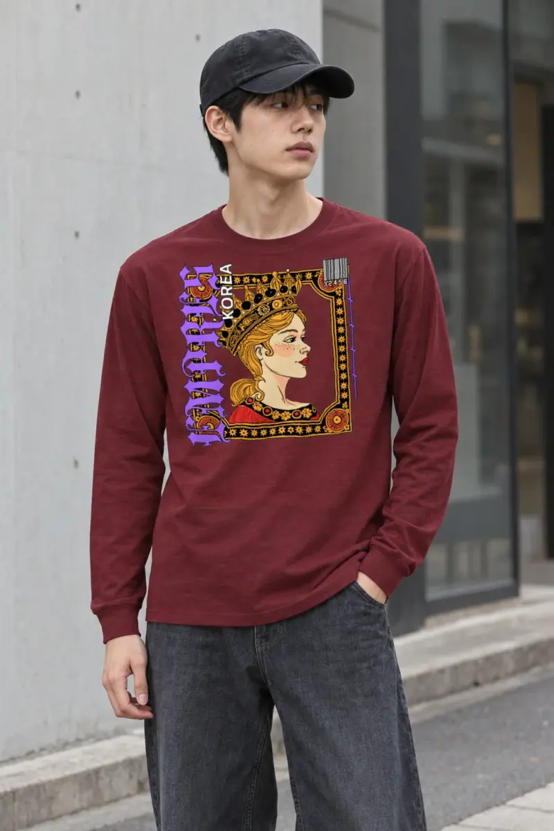 "Queen Korea" Unisex Longsleeve T-shirt