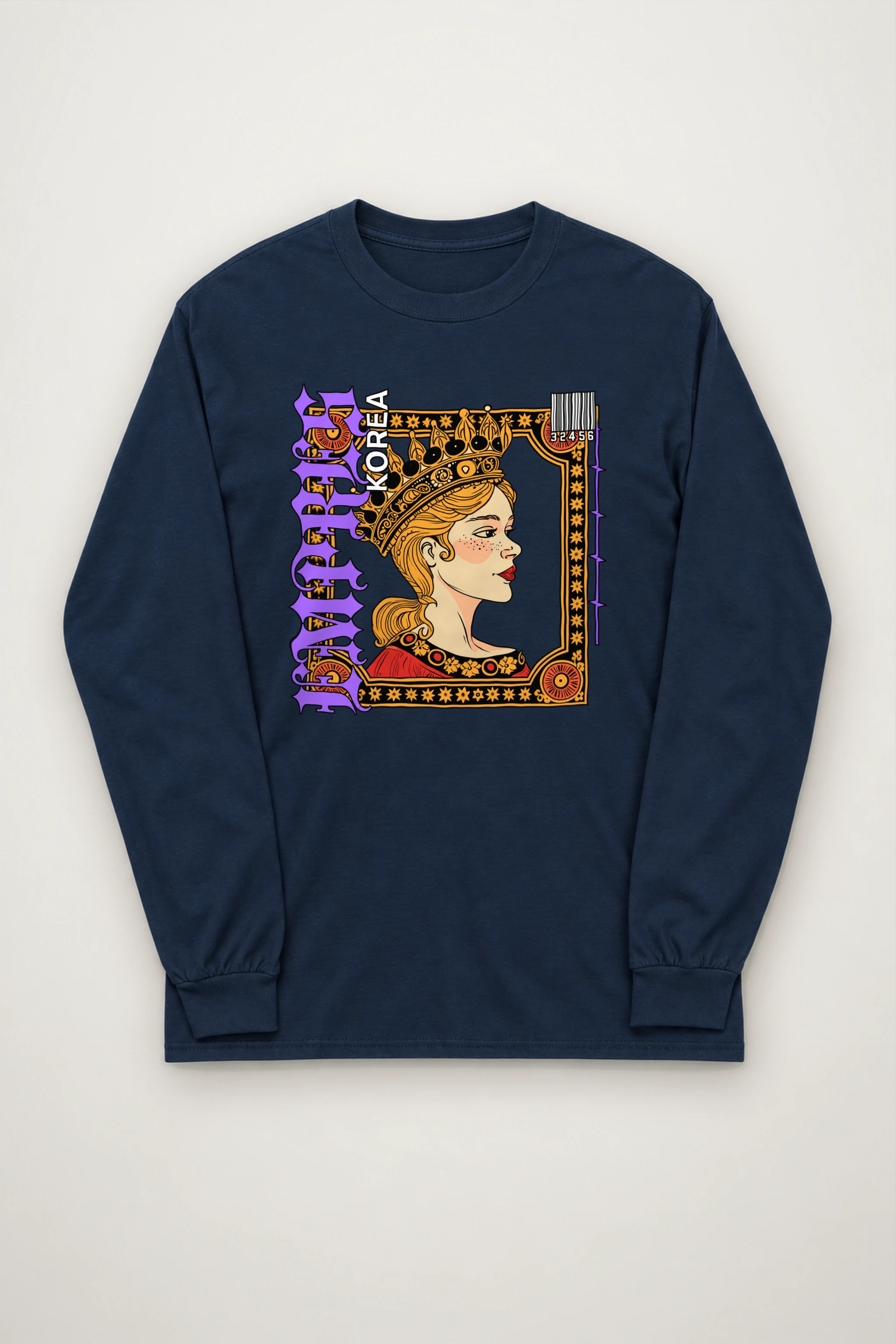 "Queen Korea" Unisex Longsleeve T-shirt