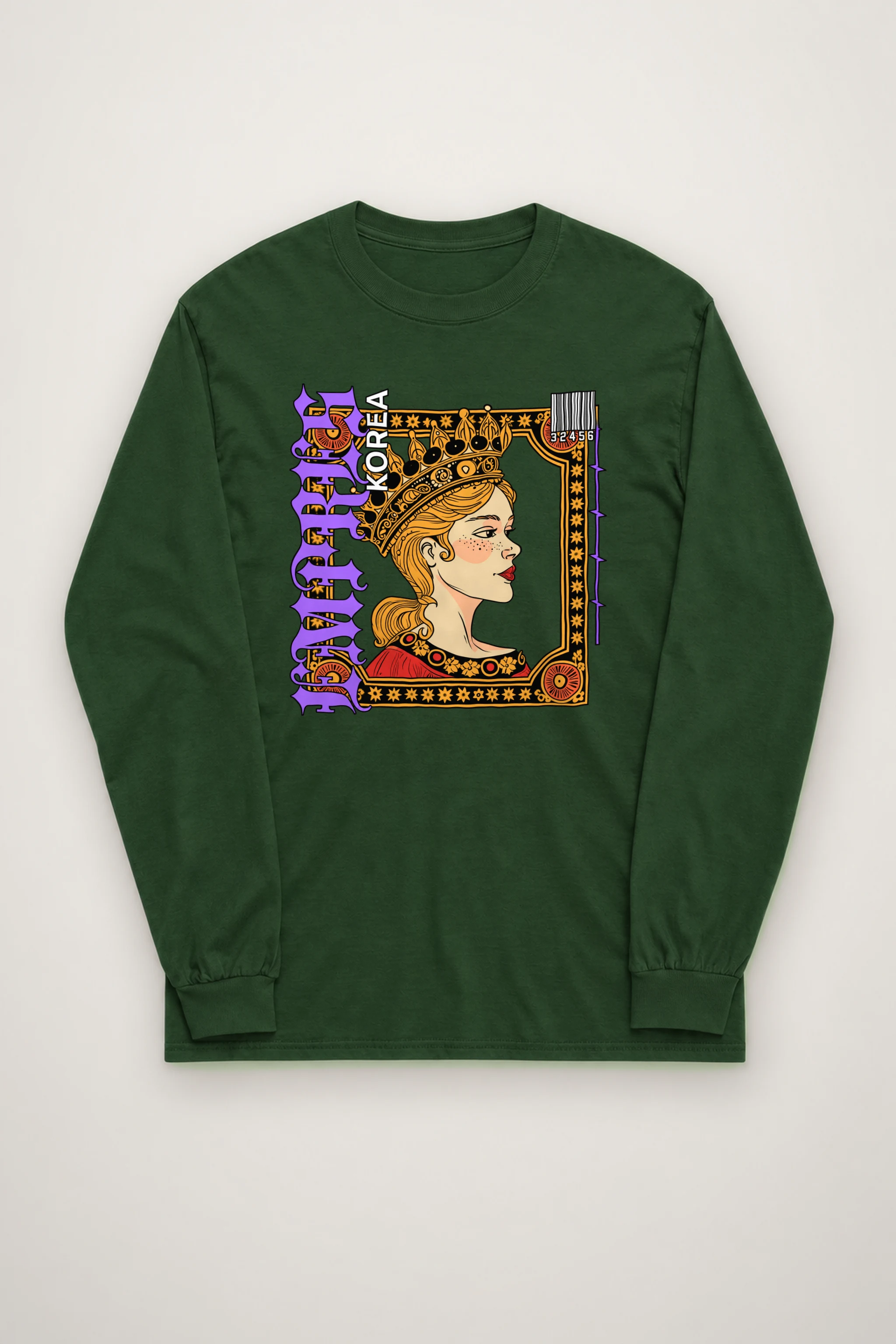 "Queen Korea" Unisex Longsleeve T-shirt