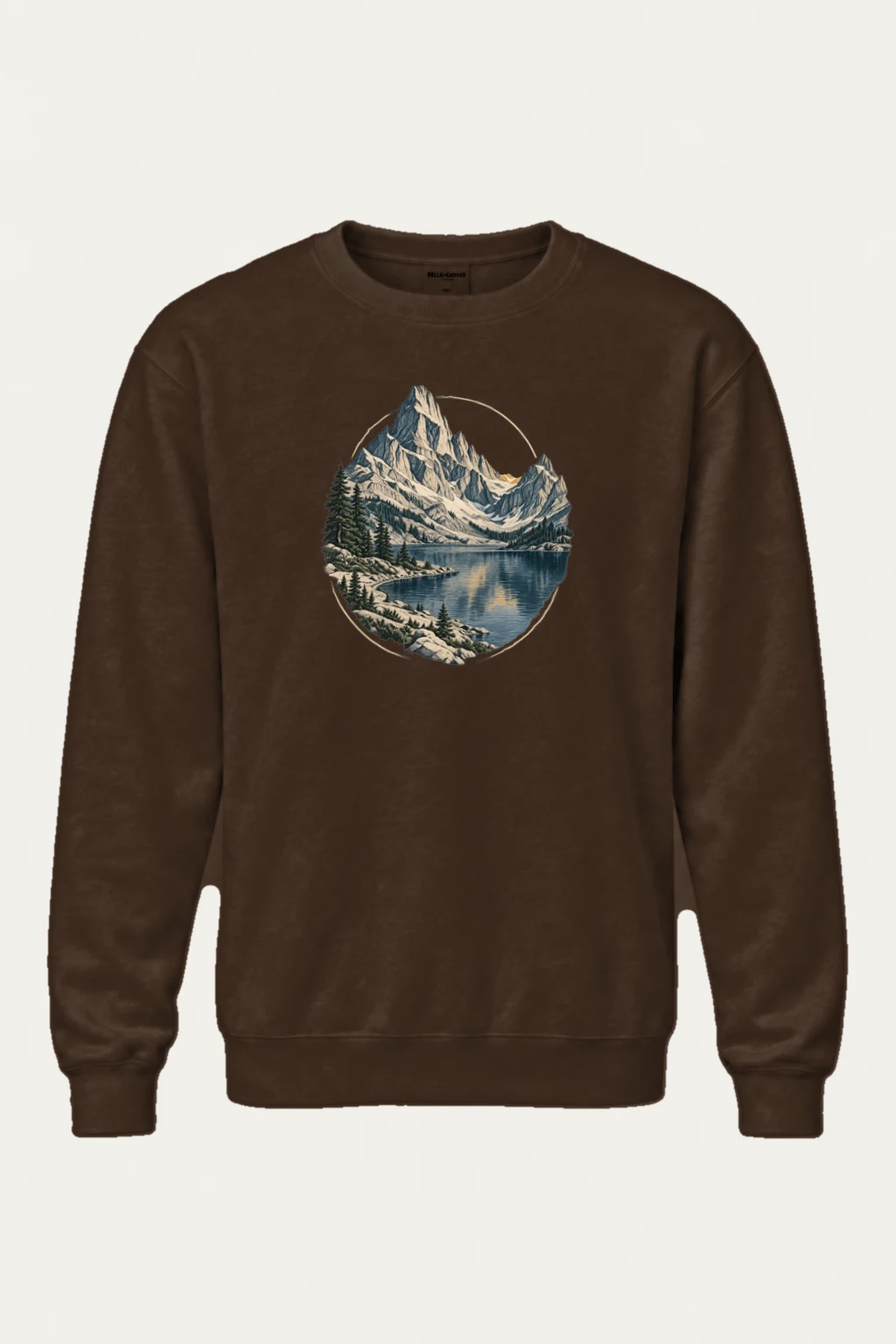 "Quiet Alpine Passage" Heavy Blend Unisex Crewneck Sweatshirt | Gildan 18000