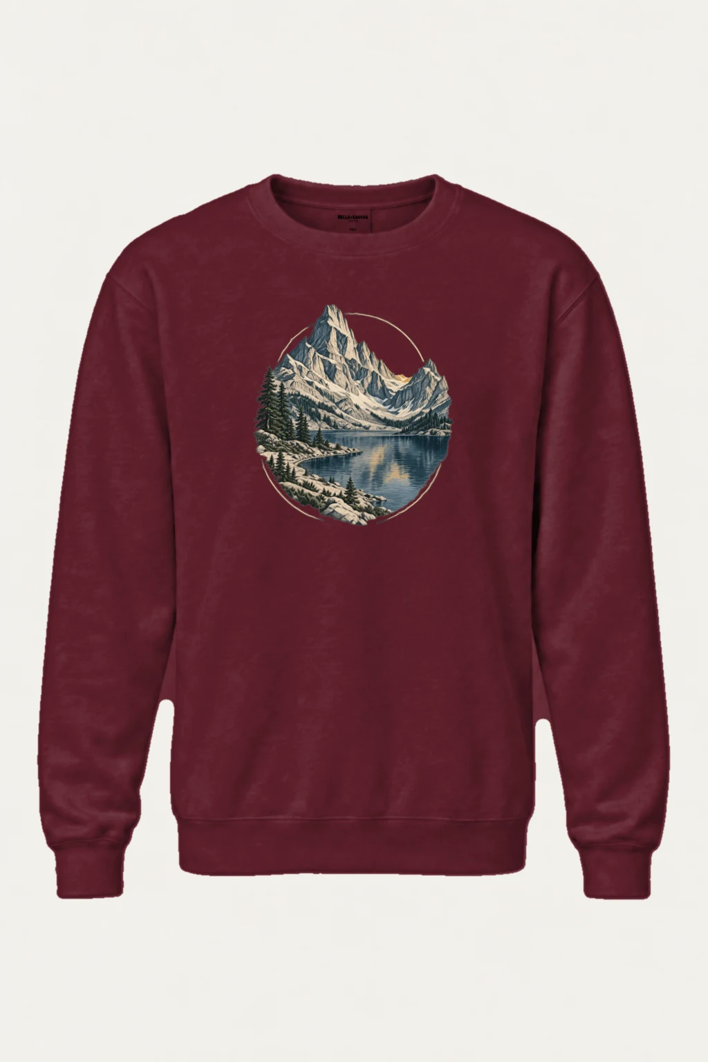 "Quiet Alpine Passage" Heavy Blend Unisex Crewneck Sweatshirt | Gildan 18000