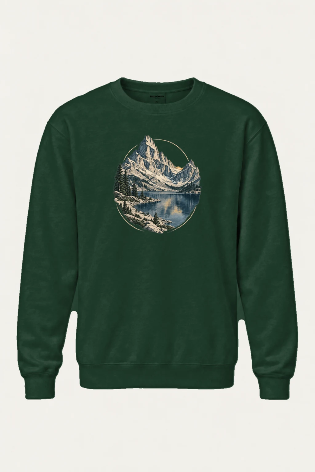 "Quiet Alpine Passage" Heavy Blend Unisex Crewneck Sweatshirt | Gildan 18000