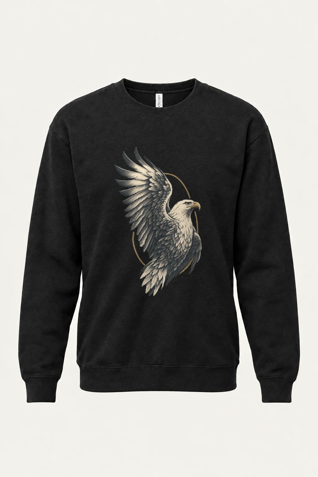 "Quiet Ascent Eagle" Heavy Blend Unisex Crewneck Sweatshirt | Gildan 18000