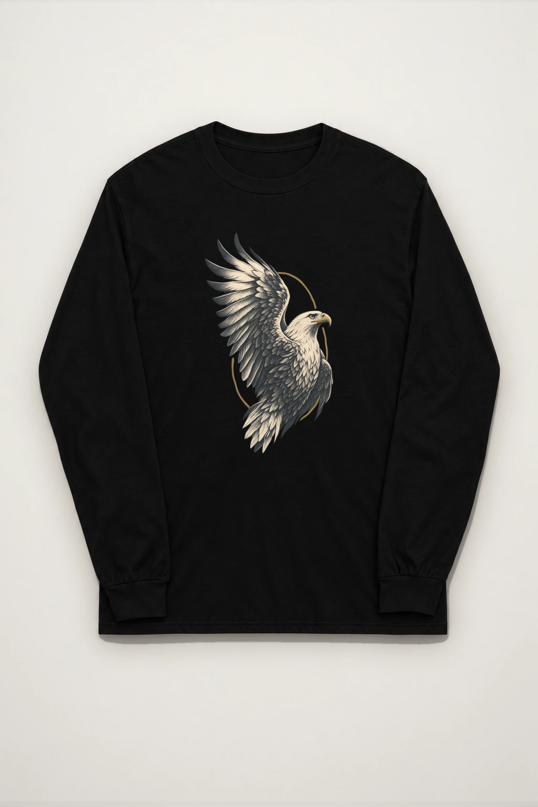"Quiet Ascent Eagle" Unisex Longsleeve T-shirt