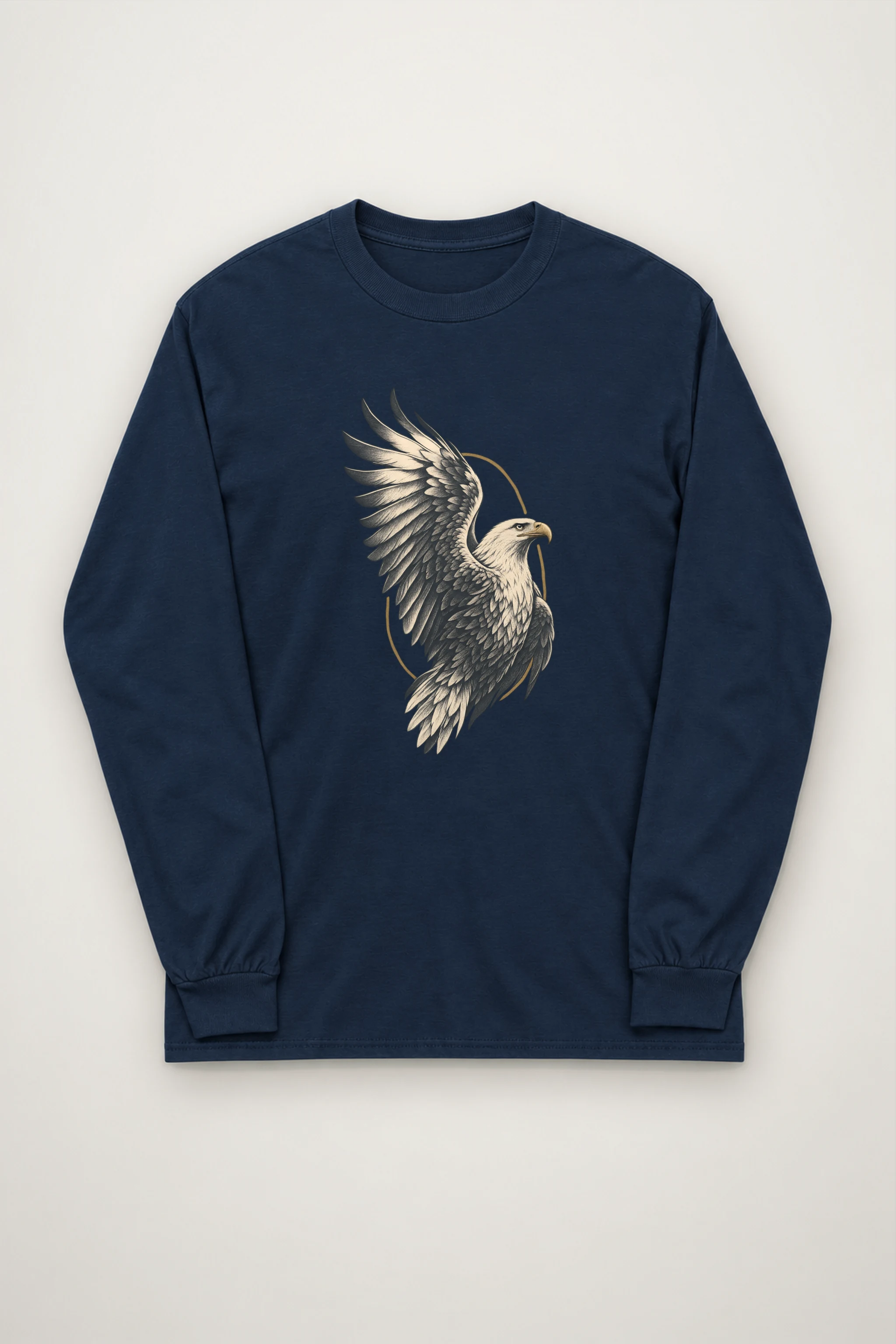 "Quiet Ascent Eagle" Unisex Longsleeve T-shirt