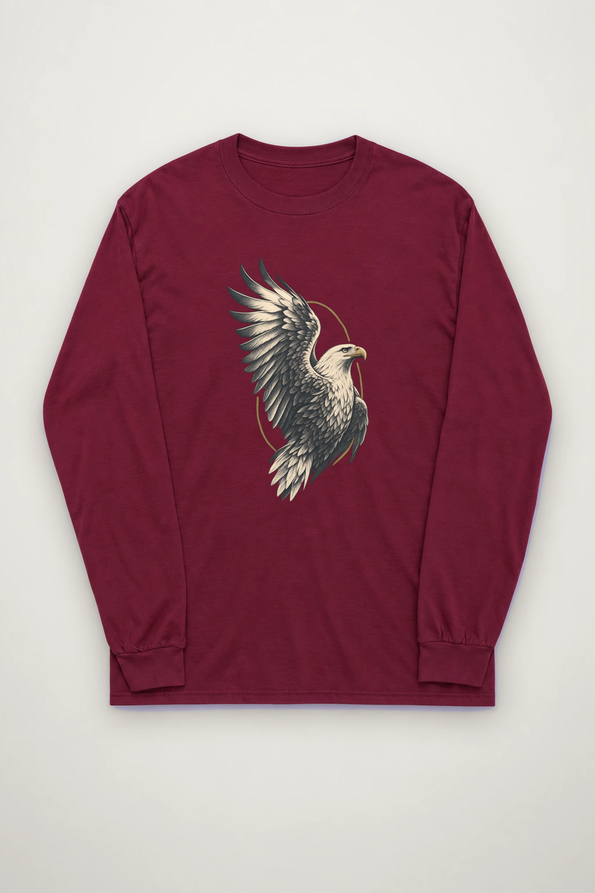 "Quiet Ascent Eagle" Unisex Longsleeve T-shirt