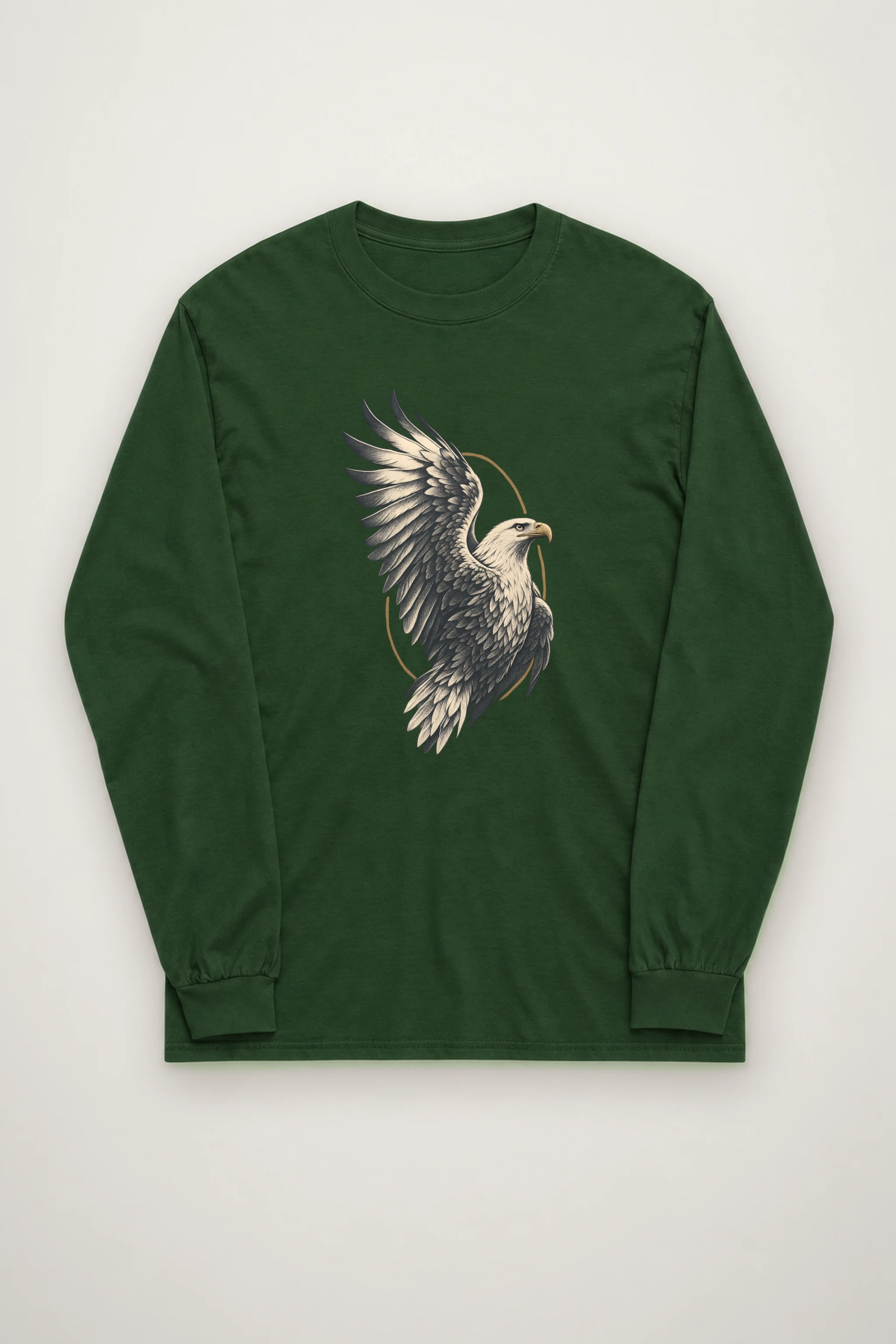 "Quiet Ascent Eagle" Unisex Longsleeve T-shirt