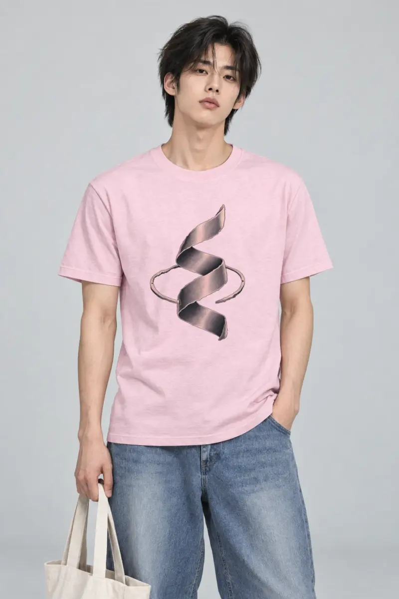 "Quiet Ascent" Heavyweight Unisex Crewneck T-shirt