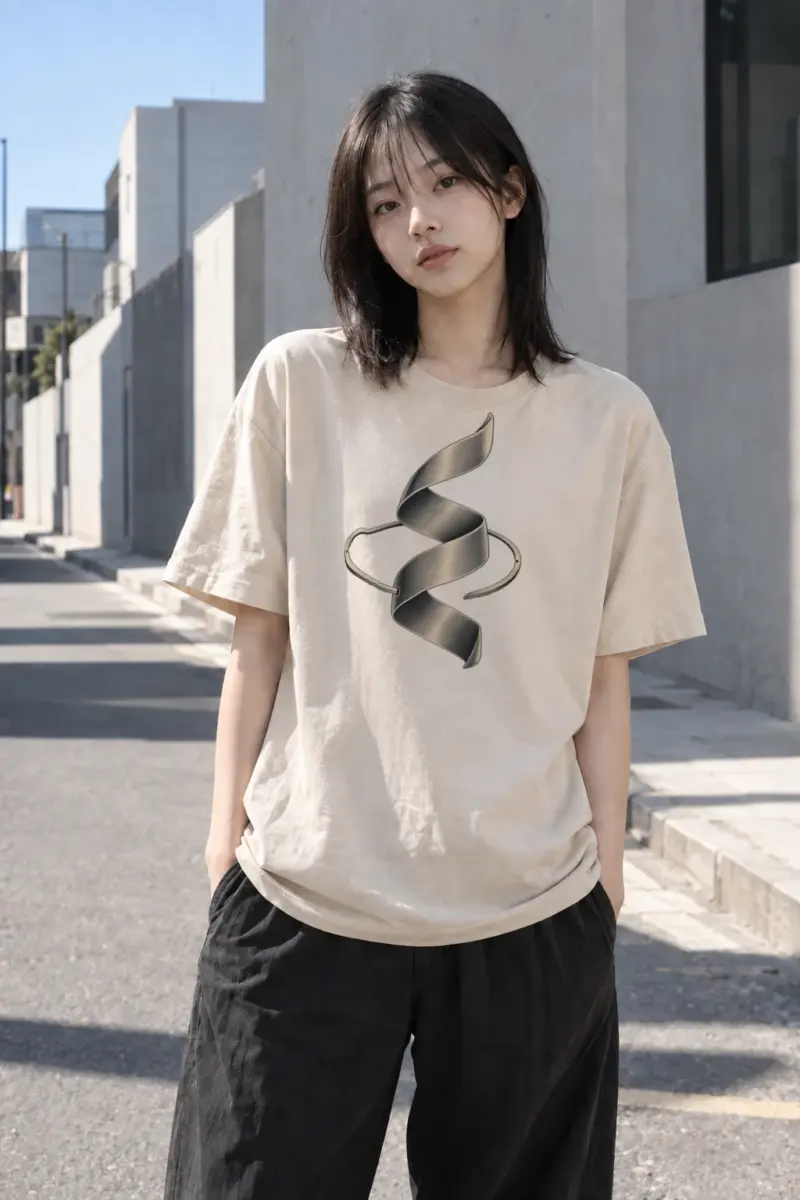 "Quiet Ascent" Heavyweight Unisex Crewneck T-shirt | Gildan 5000