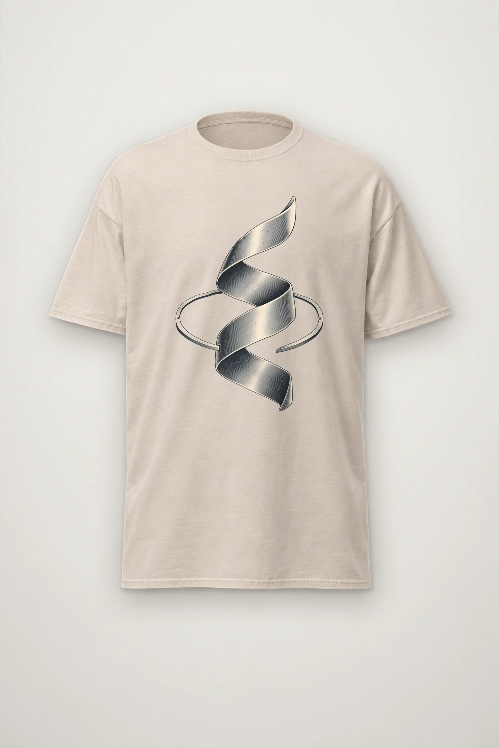 "Quiet Ascent" Heavyweight Unisex Crewneck T-shirt