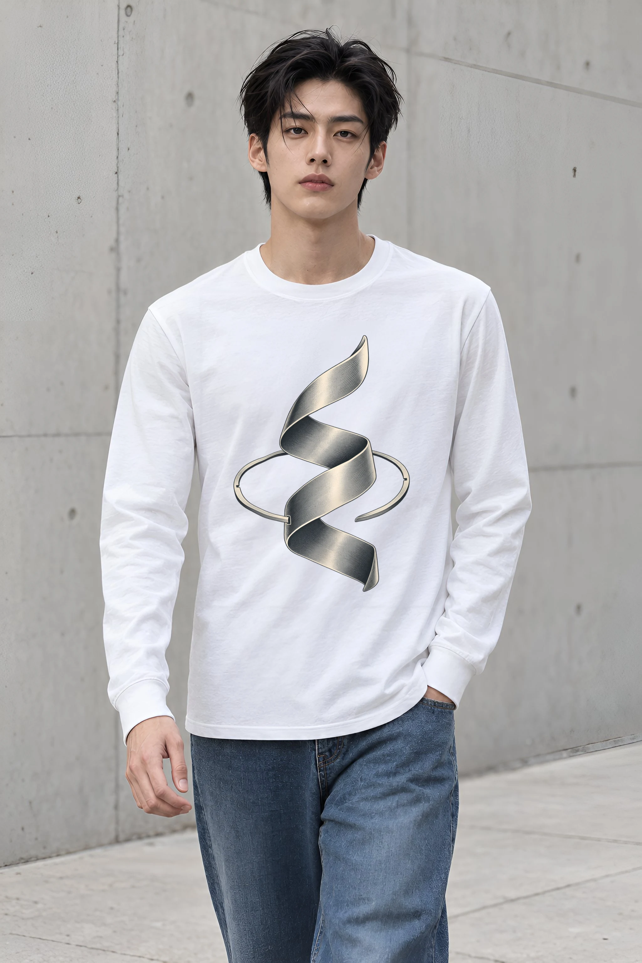 "Quiet Ascent" Unisex Longsleeve T-shirt