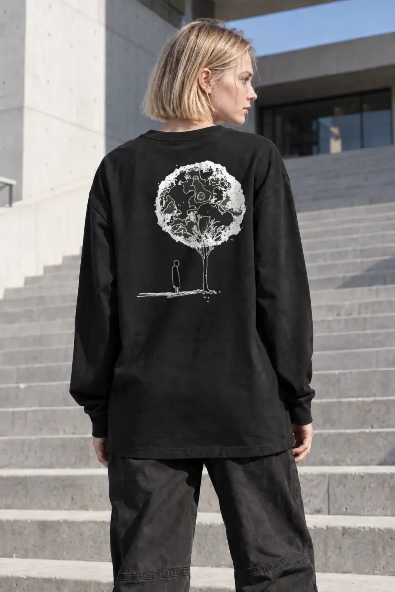 "Quiet Bloom" Unisex Longsleeve T-shirt | Gildan 2400