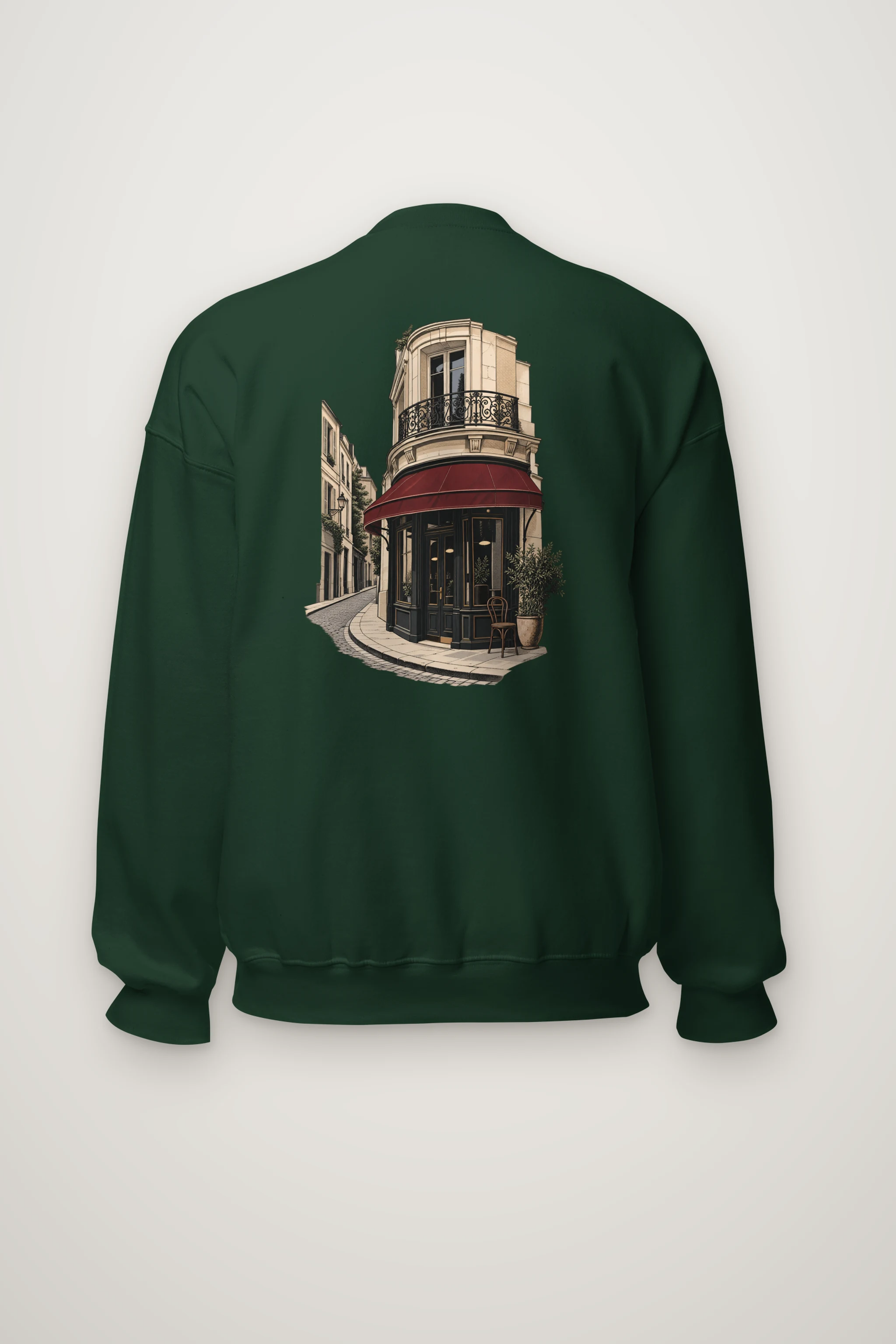 "Quiet Corner Café" Heavy Blend Unisex Crewneck Sweatshirt