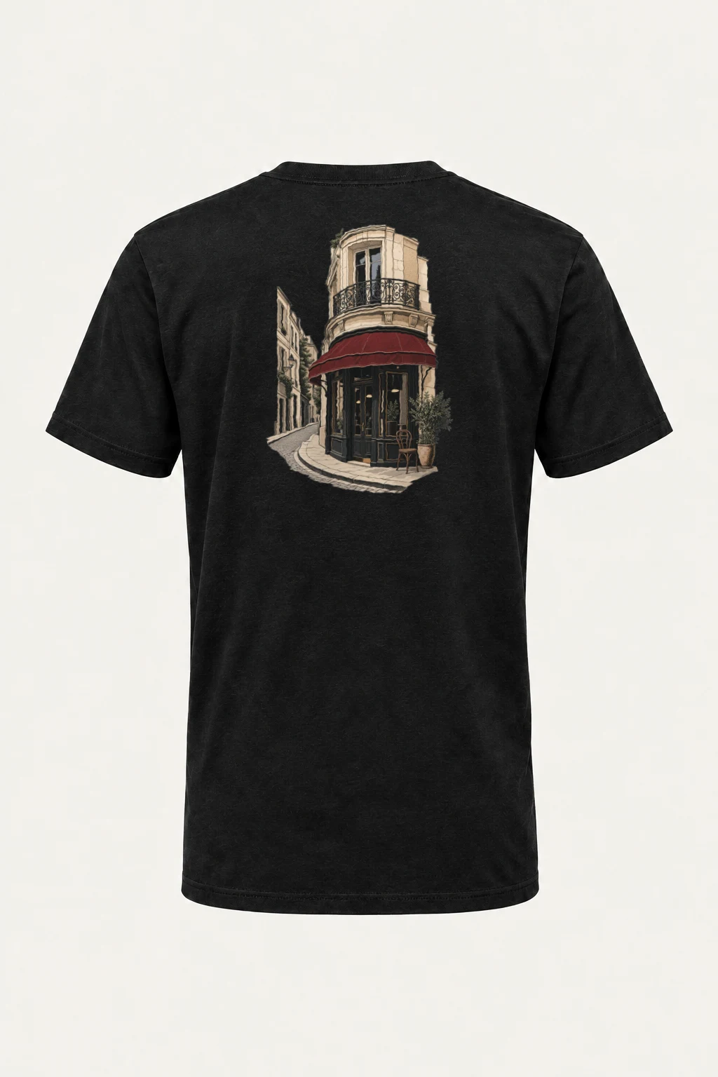 "Quiet Corner Café" Heavyweight Unisex Crewneck T-shirt | Gildan 5000