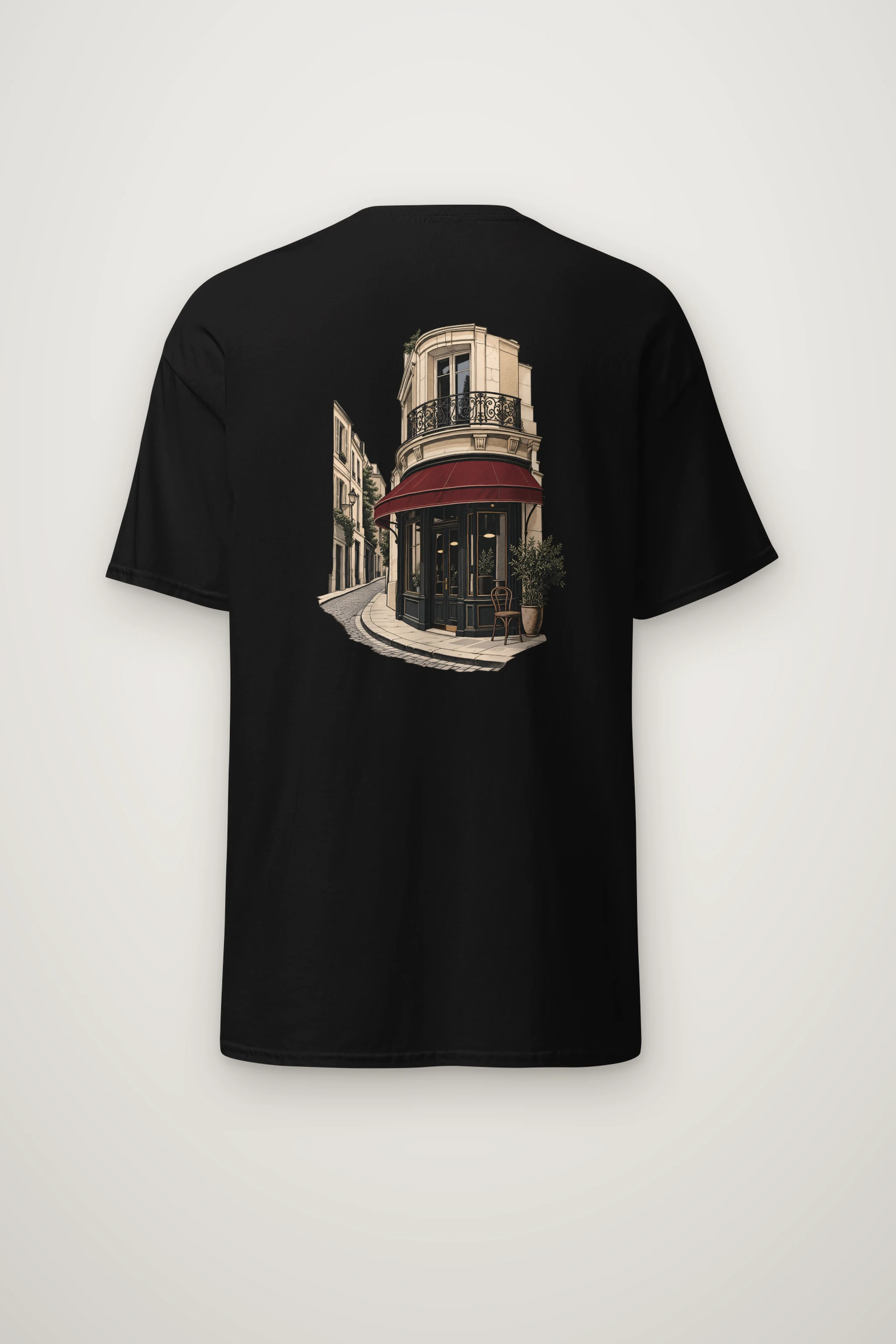 "Quiet Corner Café" Heavyweight Unisex Crewneck T-shirt