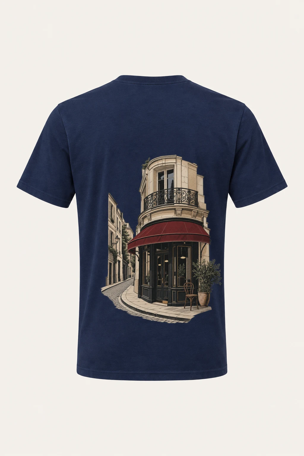 "Quiet Corner Café" Heavyweight Unisex Crewneck T-shirt | Gildan 5000