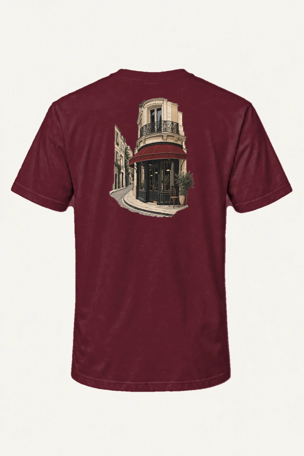 "Quiet Corner Café" Heavyweight Unisex Crewneck T-shirt | Gildan 5000