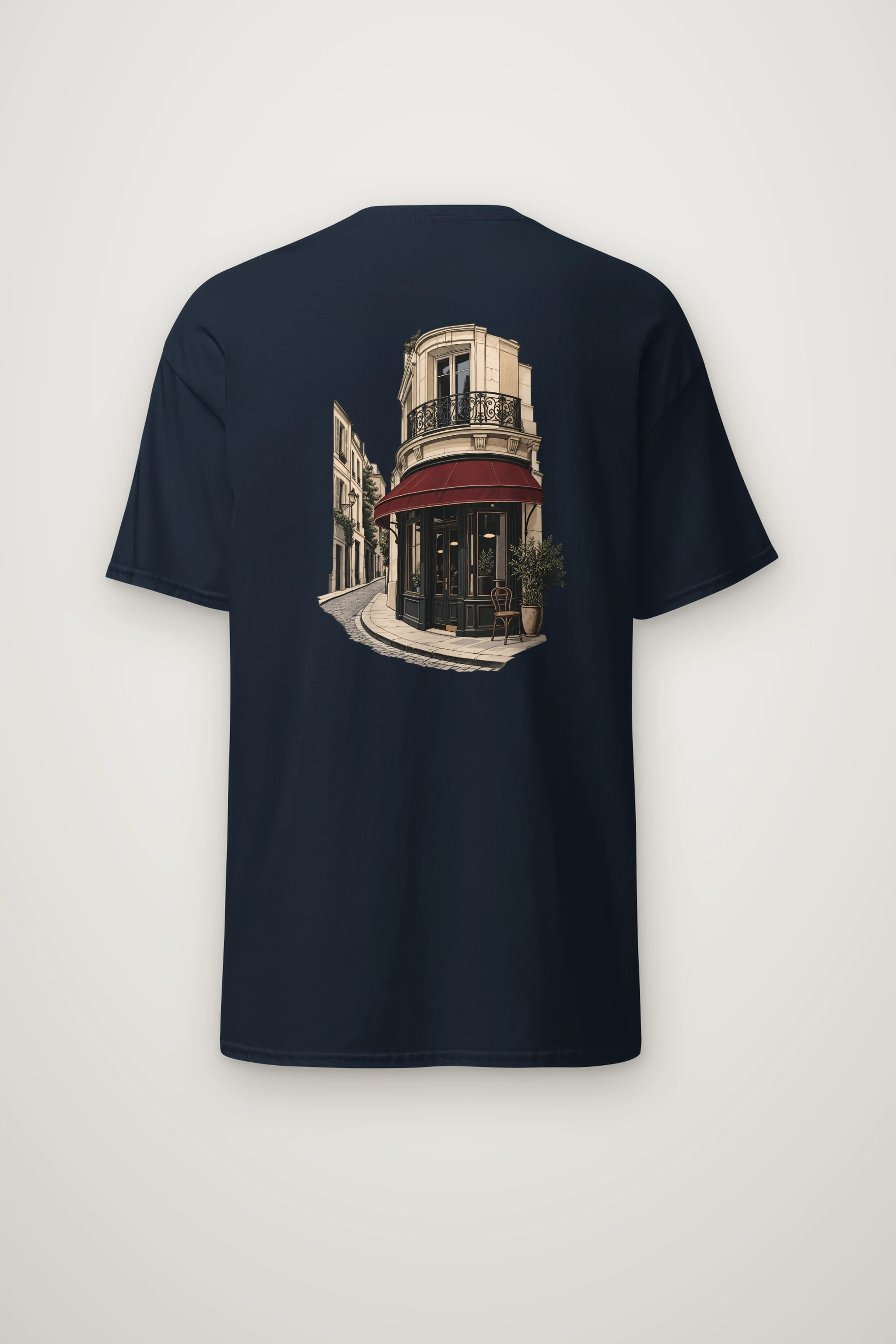"Quiet Corner Café" Heavyweight Unisex Crewneck T-shirt