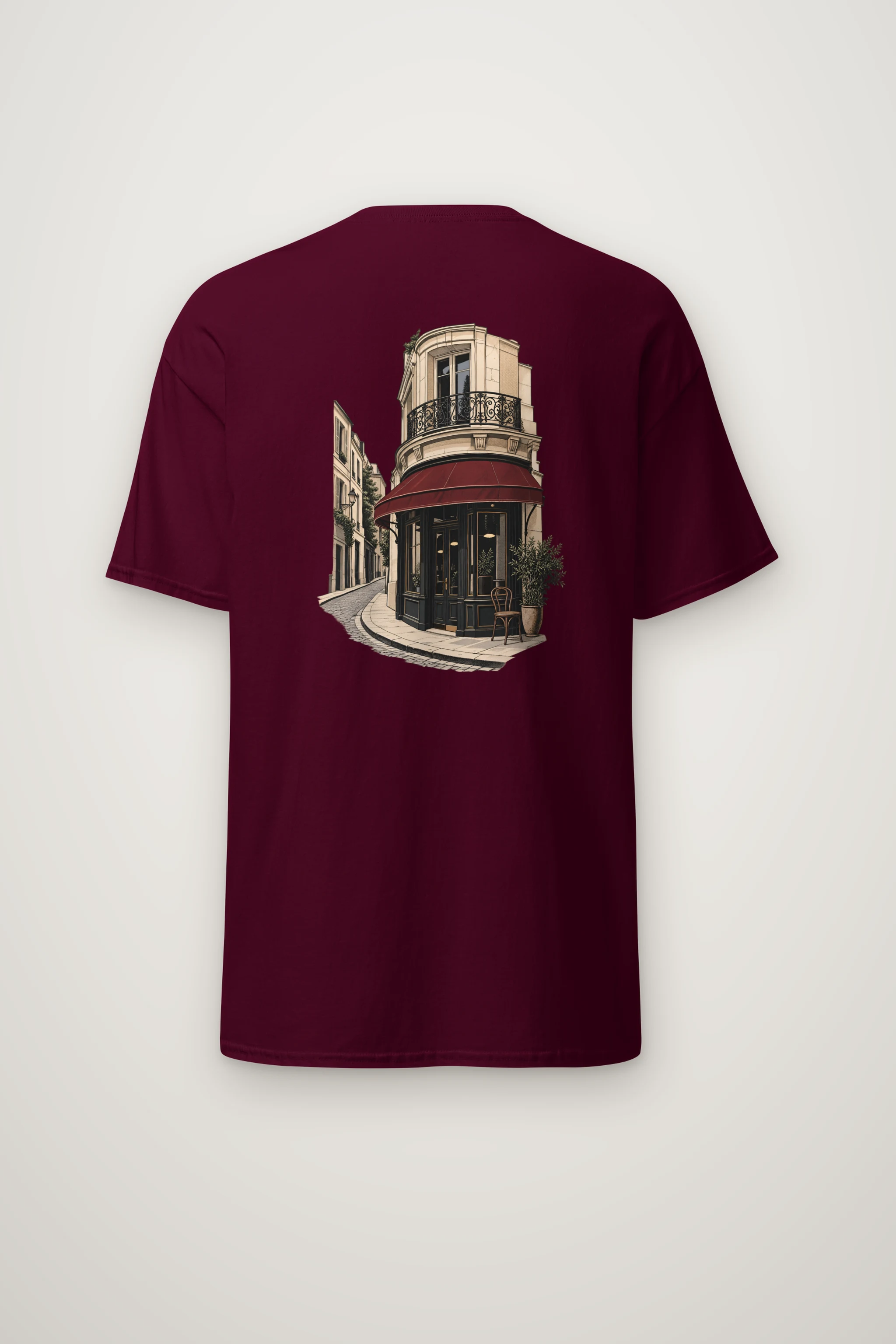 "Quiet Corner Café" Heavyweight Unisex Crewneck T-shirt