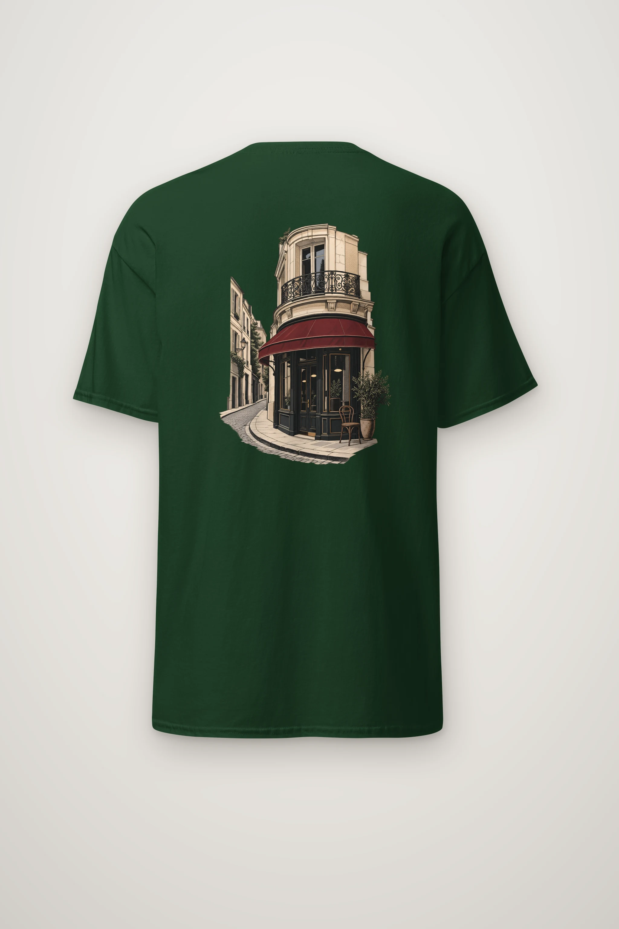 "Quiet Corner Café" Heavyweight Unisex Crewneck T-shirt