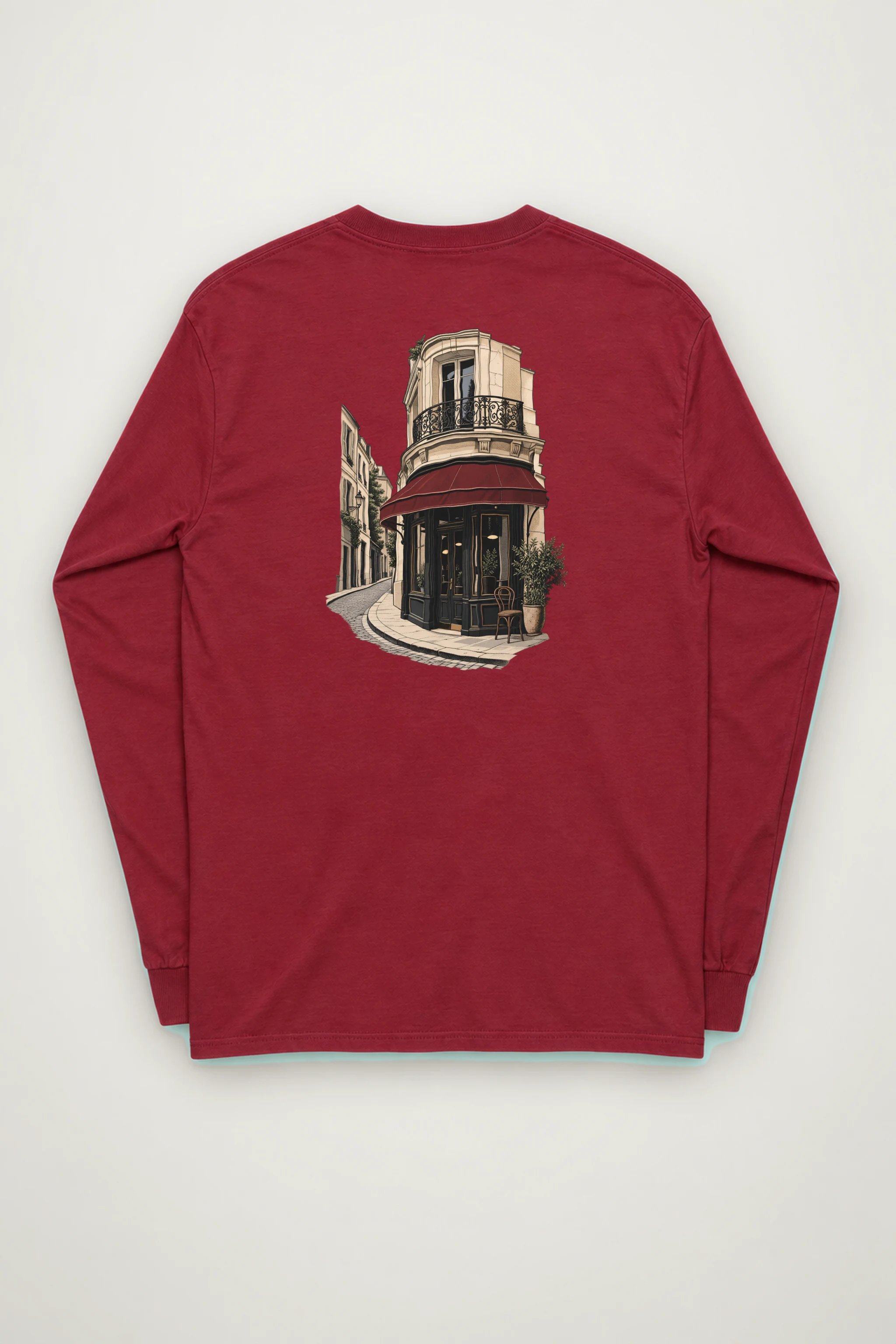 "Quiet Corner Café" Unisex Longsleeve T-shirt
