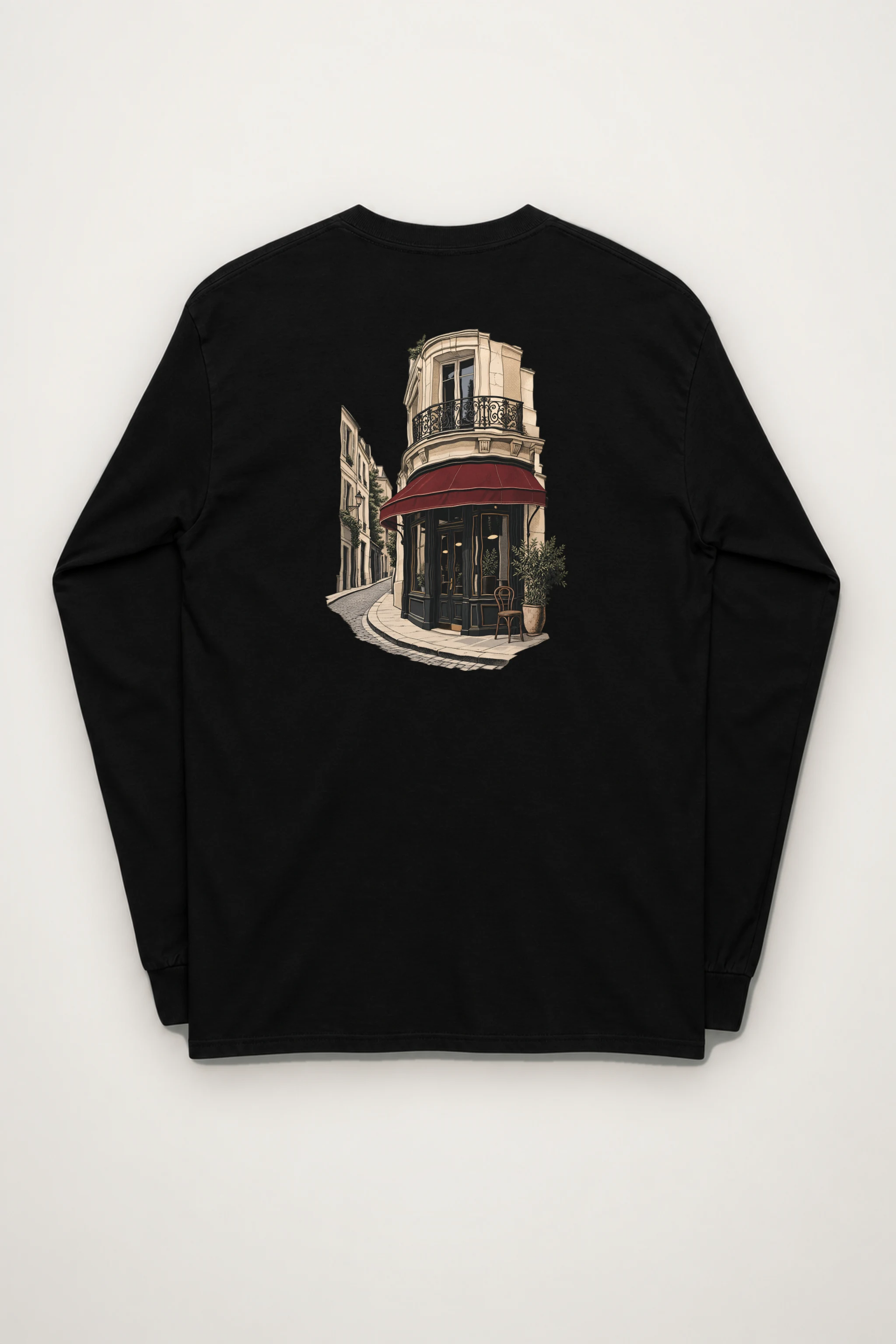 "Quiet Corner Café" Unisex Longsleeve T-shirt