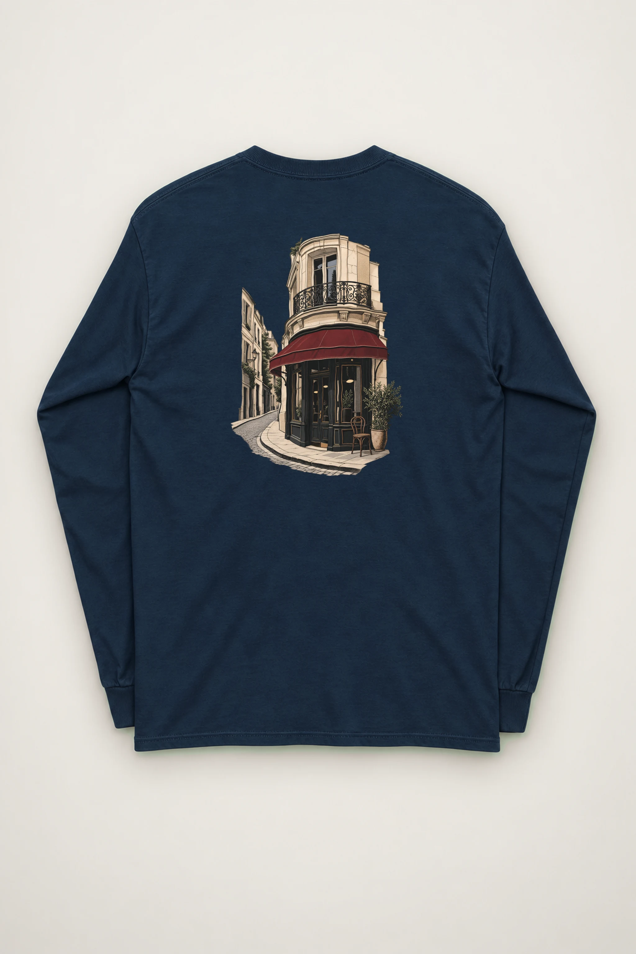 "Quiet Corner Café" Unisex Longsleeve T-shirt