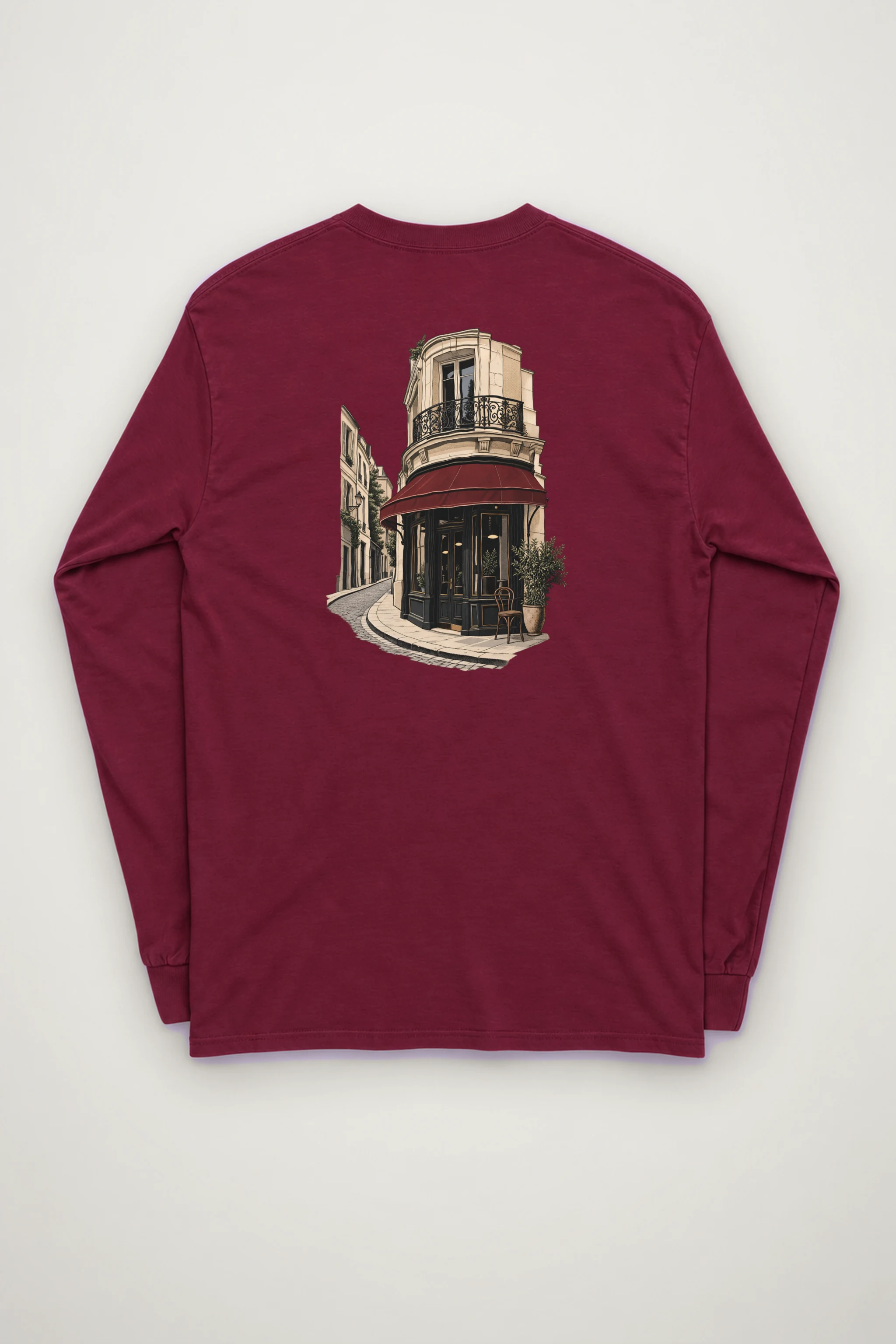 "Quiet Corner Café" Unisex Longsleeve T-shirt