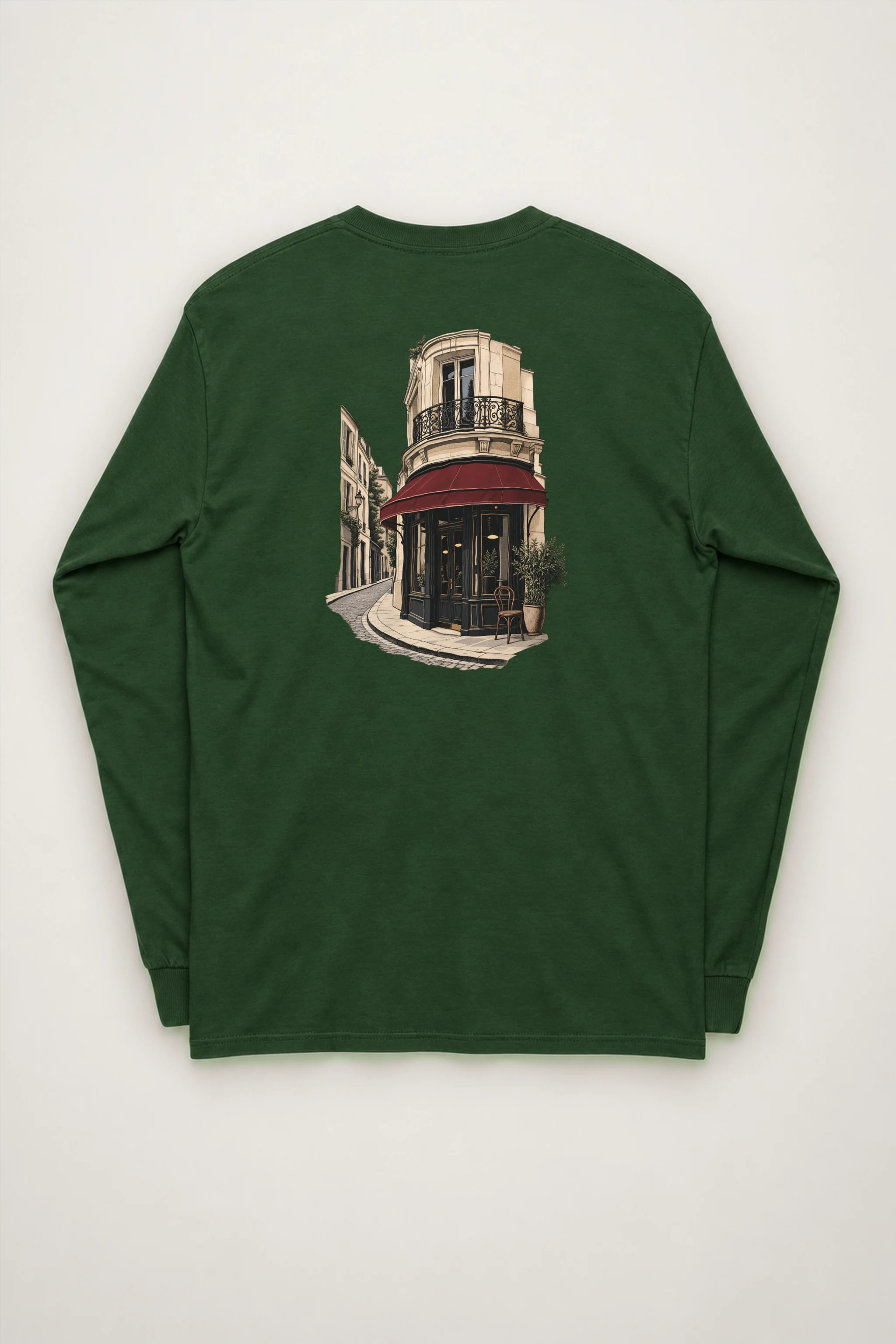 "Quiet Corner Café" Unisex Longsleeve T-shirt