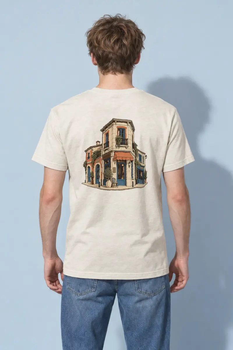 "Quiet Corner" Heavyweight Unisex Crewneck T-shirt