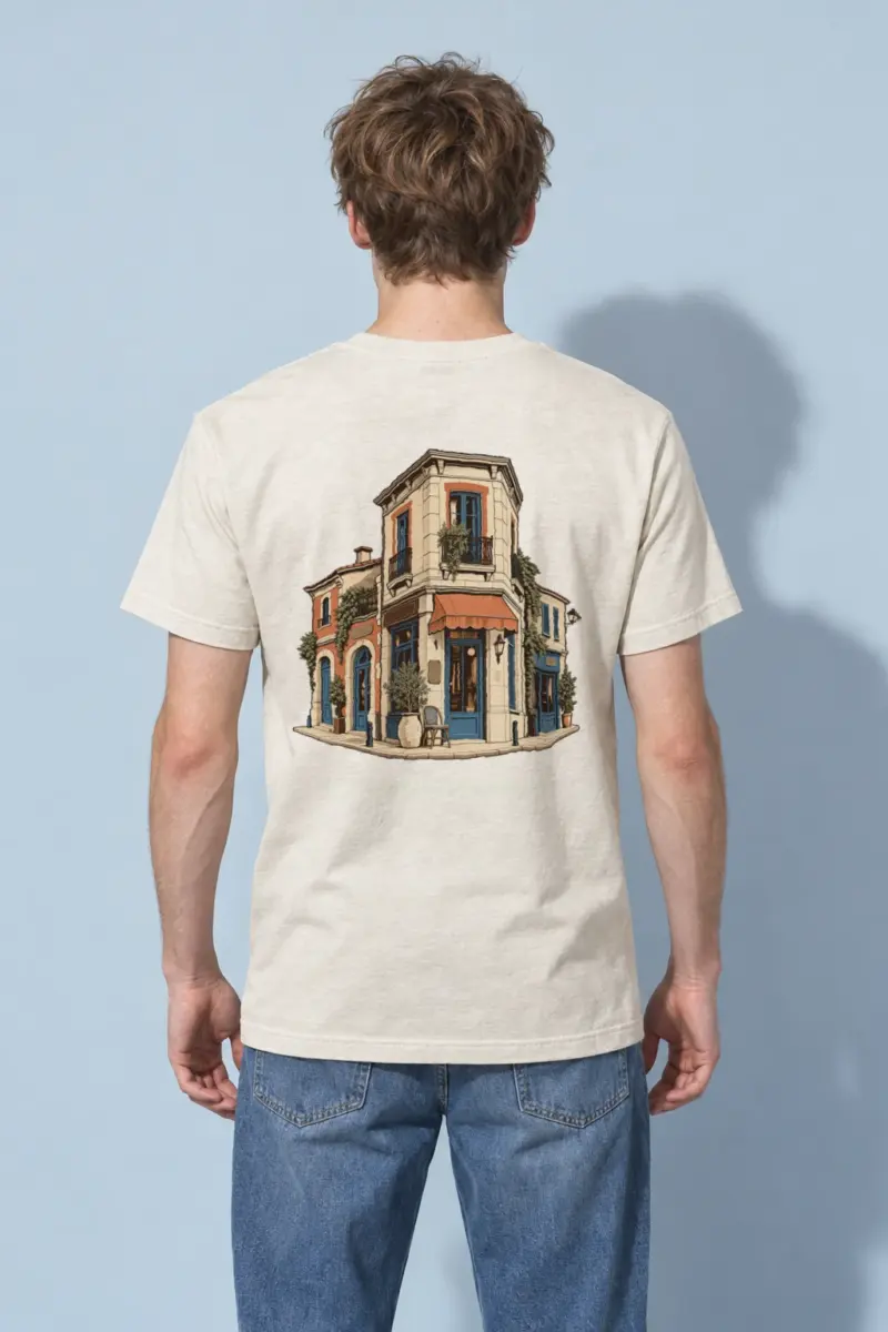 "Quiet Corner" Heavyweight Unisex Crewneck T-shirt