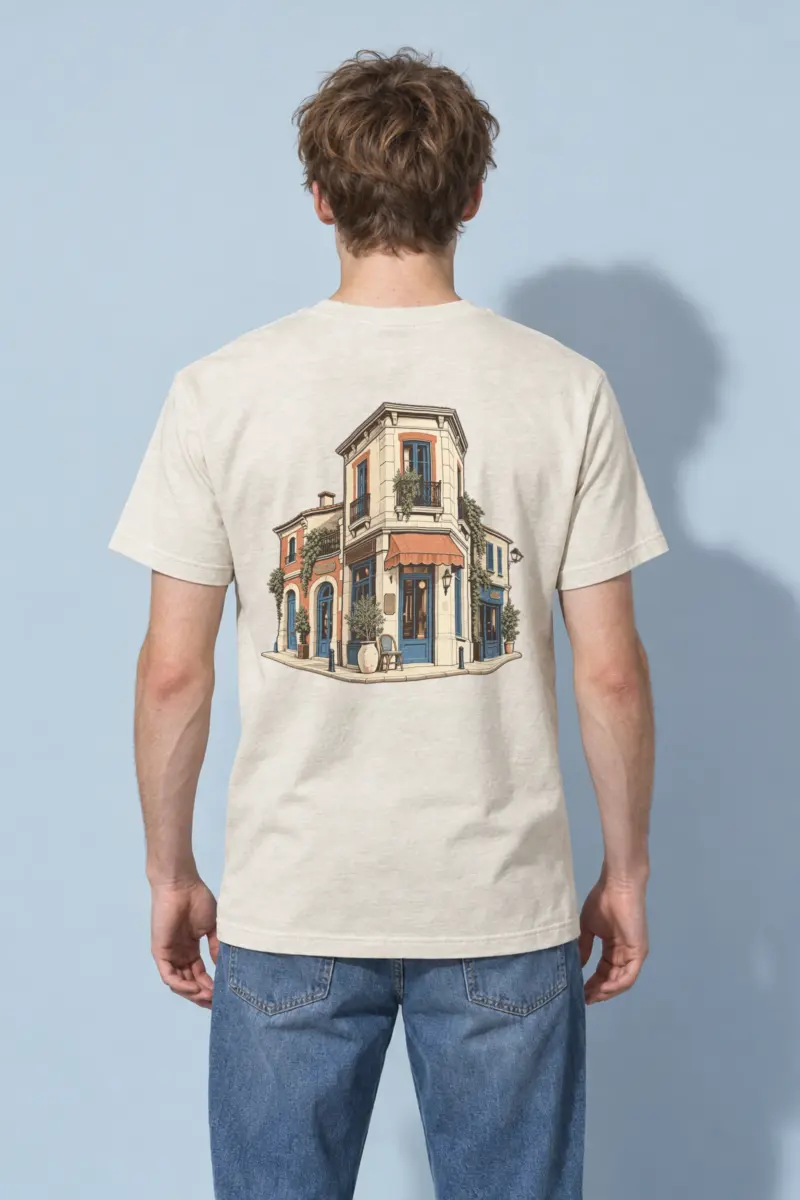 "Quiet Corner" Heavyweight Unisex Crewneck T-shirt