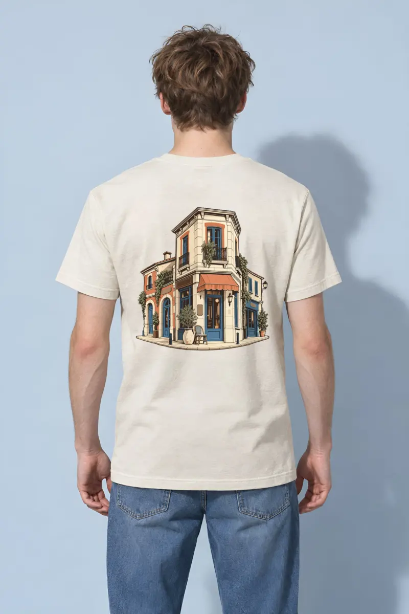 "Quiet Corner" Heavyweight Unisex Crewneck T-shirt