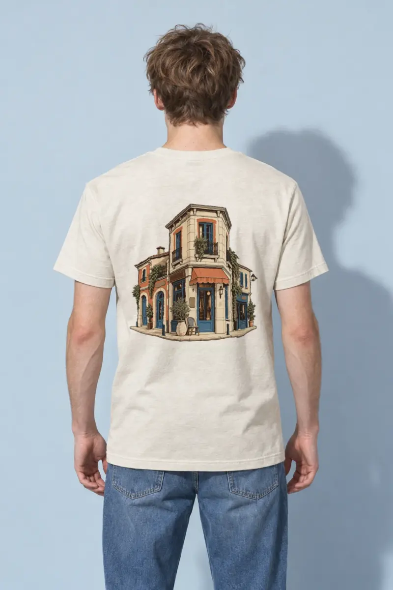 "Quiet Corner" Heavyweight Unisex Crewneck T-shirt