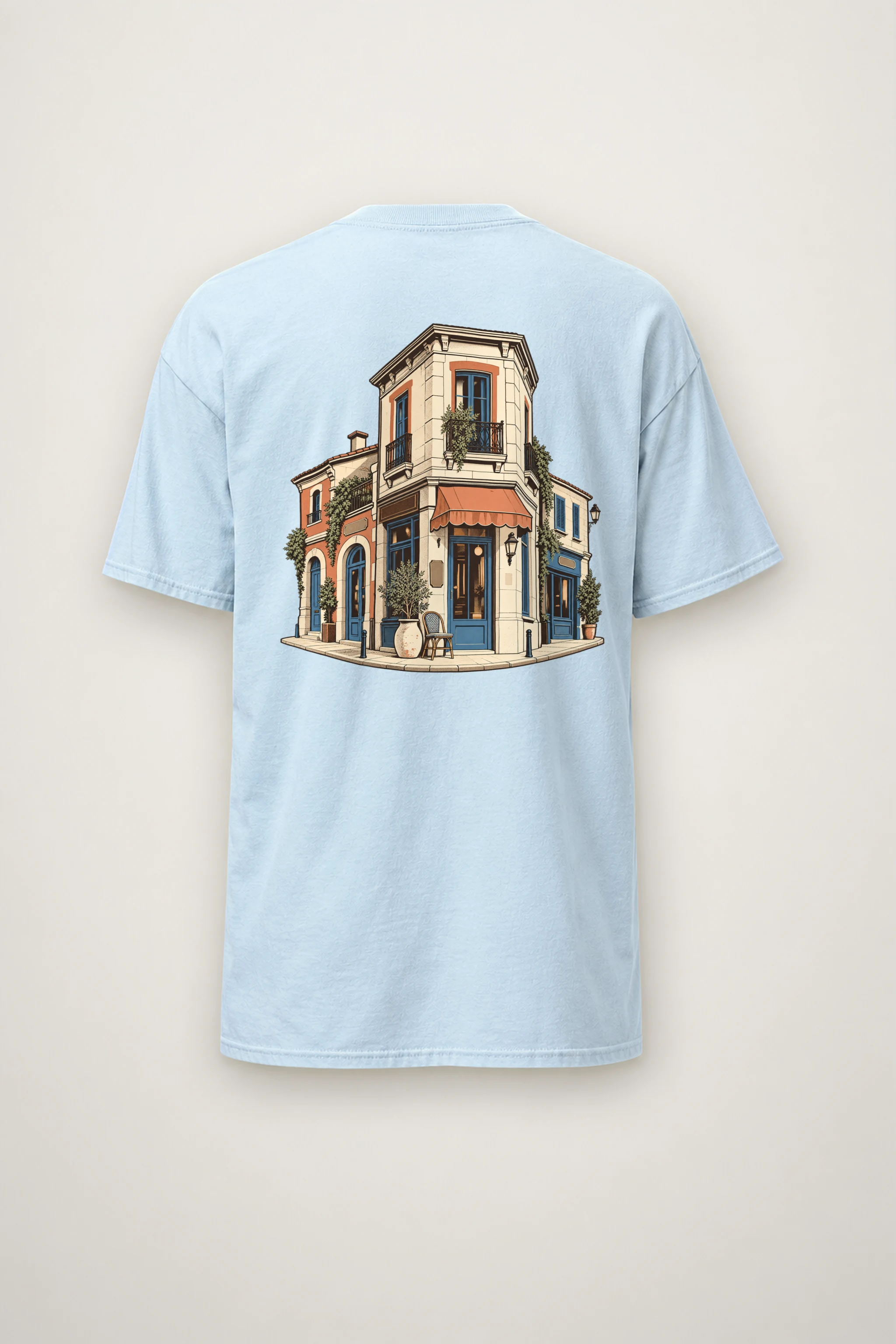 "Quiet Corner" Heavyweight Unisex Crewneck T-shirt