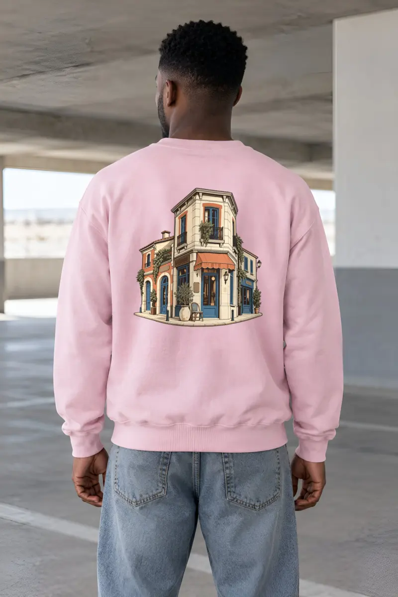 "Quiet Corner Townhouse" Heavy Blend Unisex Crewneck Sweatshirt